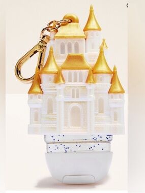New Bath and body works Disney Princess Light up castle hand sanitizer holder